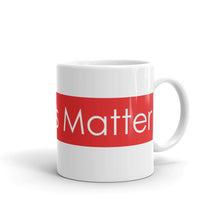 Manuals Matter White Mug With Red Background and White Lettering