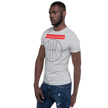 Manuals Matter Logo With A 5 Speed Shift Pattern Short-Sleeve Unisex T-Shirt