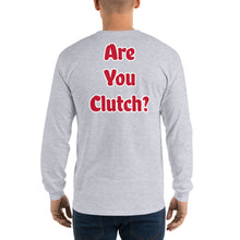 Manuals Matter Branded With 6 Speed Shift Pattern on the Front and "Are You Clutch" featured on the back. Long Sleeve T-Shirt